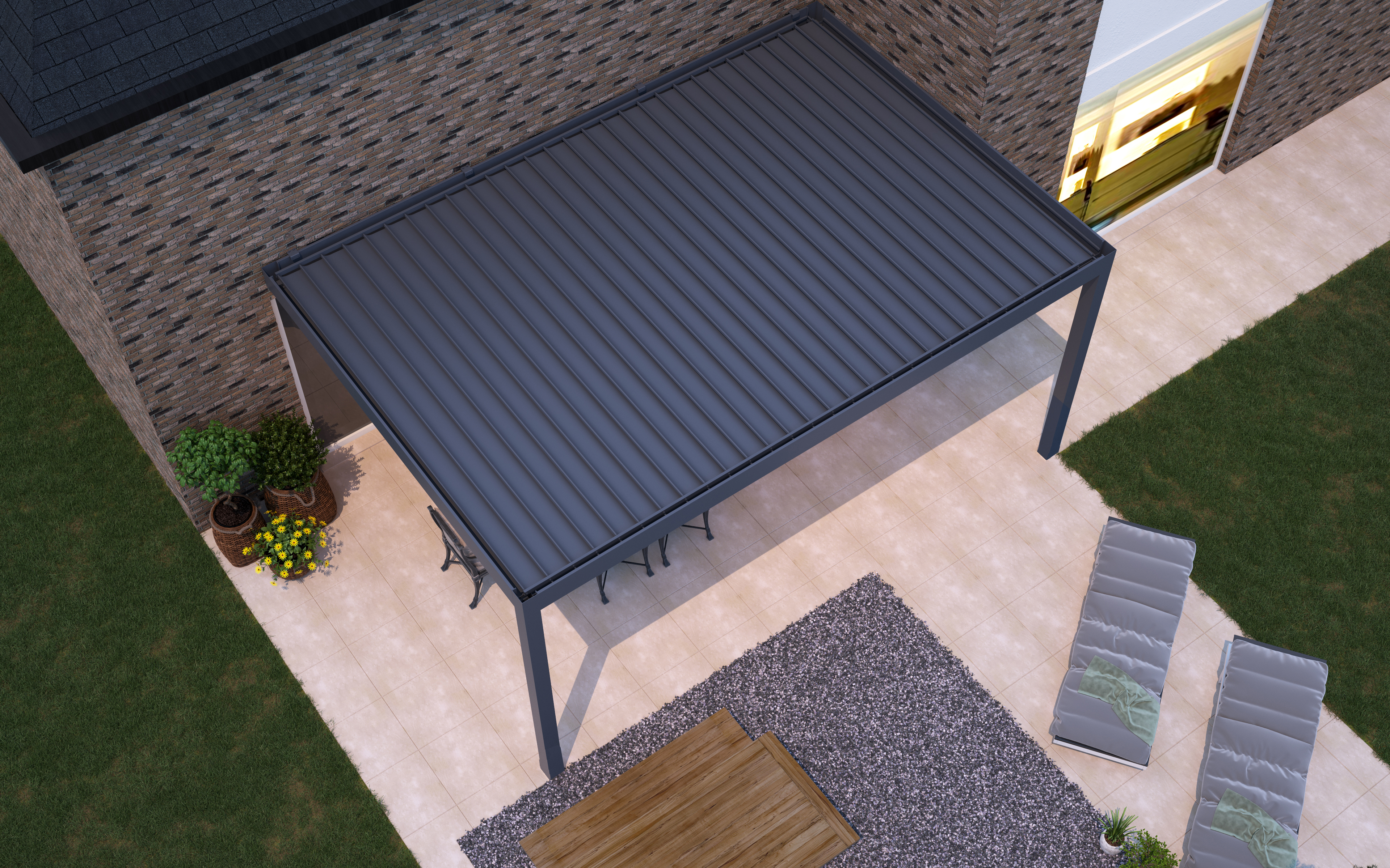 Lifestyle Pergola – Electric Louvred Roof