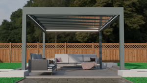 Lifestyle Pergola – Flat Glass Roof