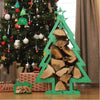 Christmas Tree log holder and kindling present